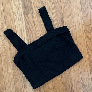 Abercrombie & Fitch Black Crop Top